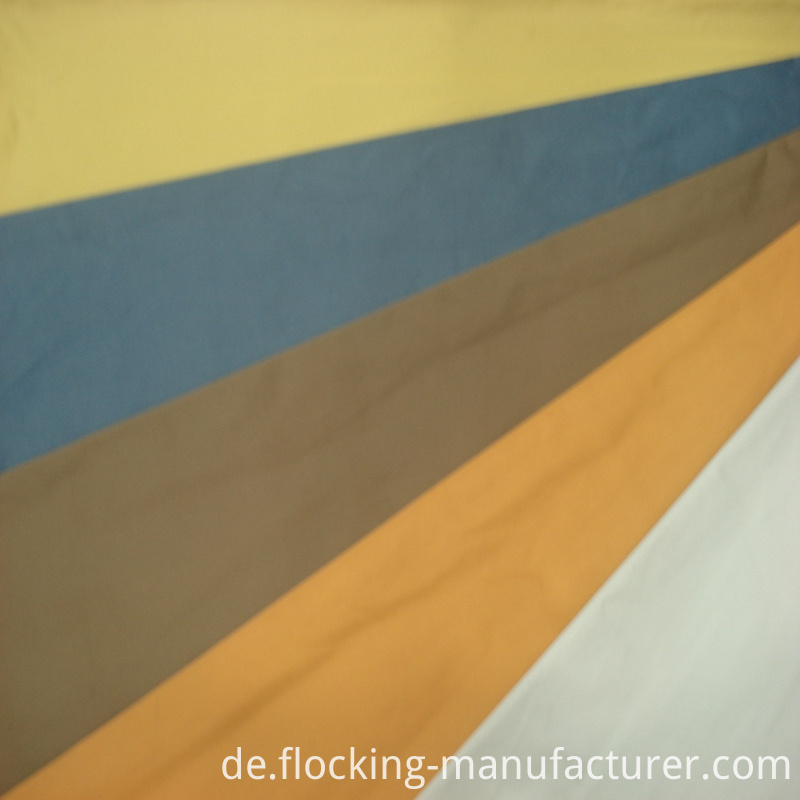 Yellow Color Polyester Winter Outer Wear Garment Fabric
